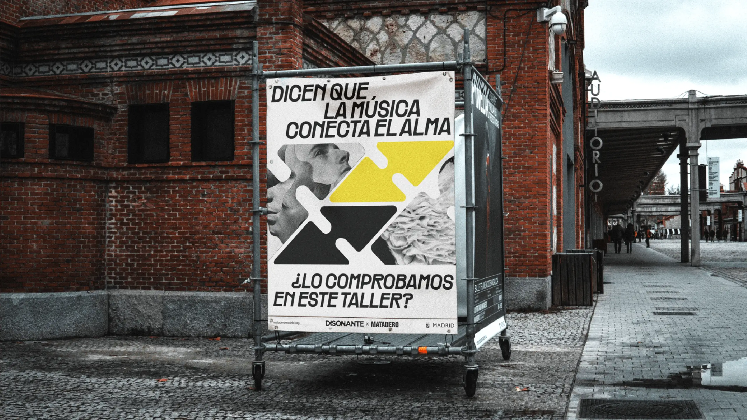 Proyecto de diseño del espacio de la música en MATADERO Madrid: Disonante