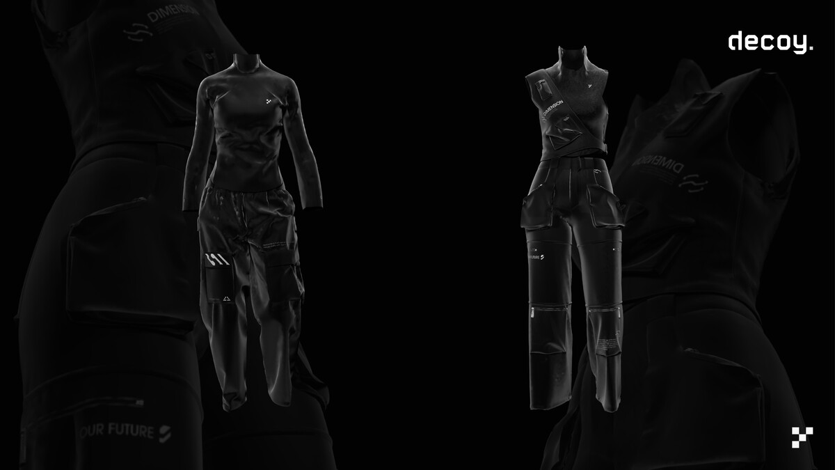 Diseño y renderizado de prendas digitales femeninas