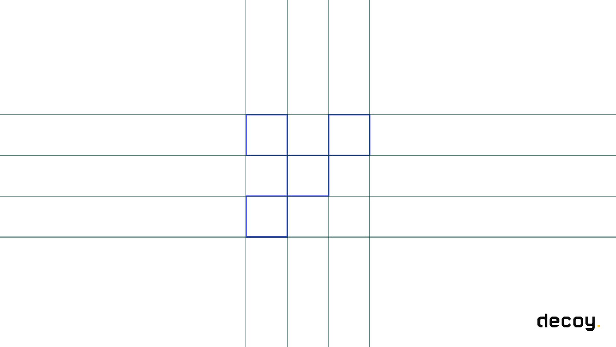 Guías para la composición del isotipo de decoy