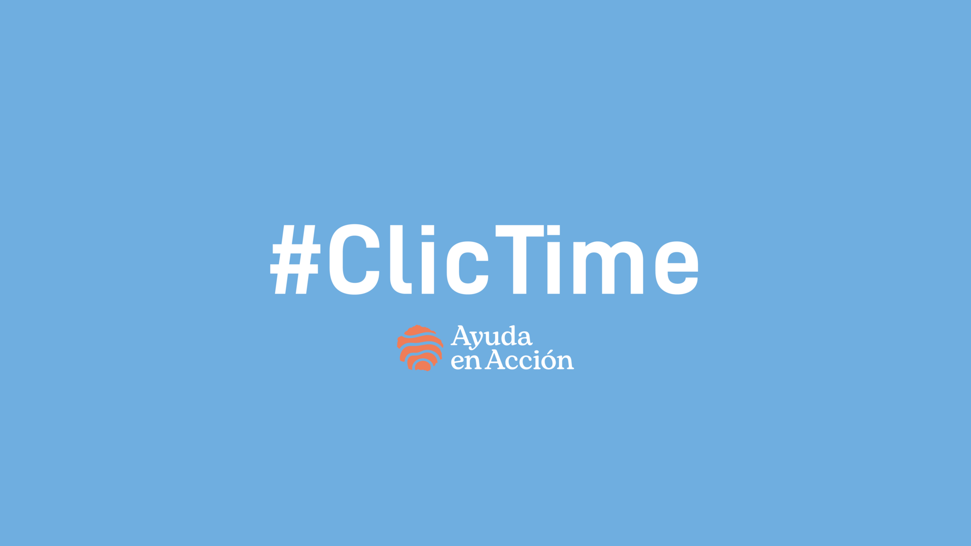 Portada del proyecto ONSiders para Ayuda en Acción #ClicTime