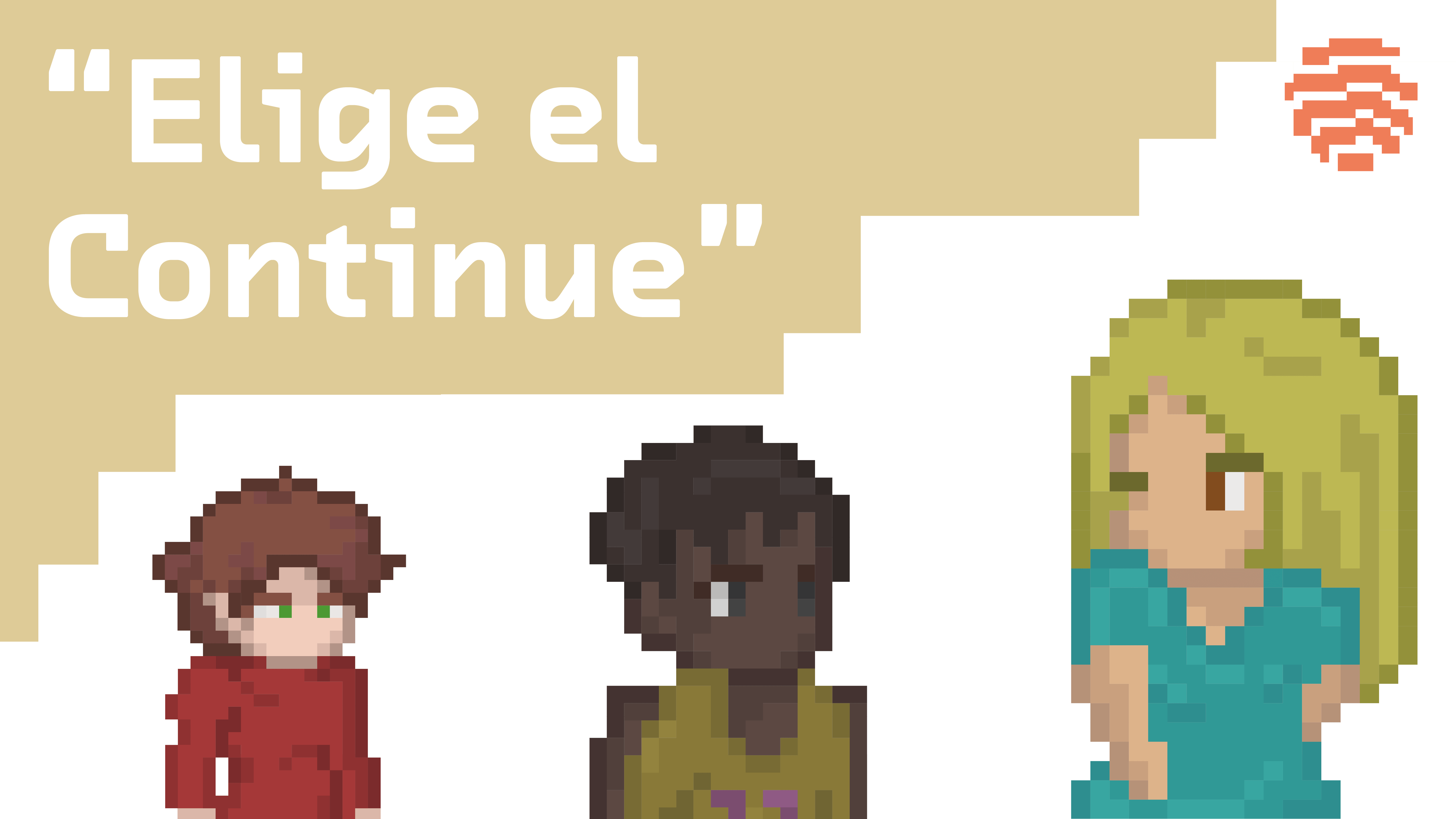 Muestra de un claim de la campaña y más avatares ONSiders